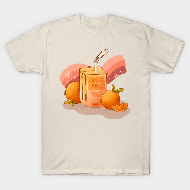 Orange juice t shirt store